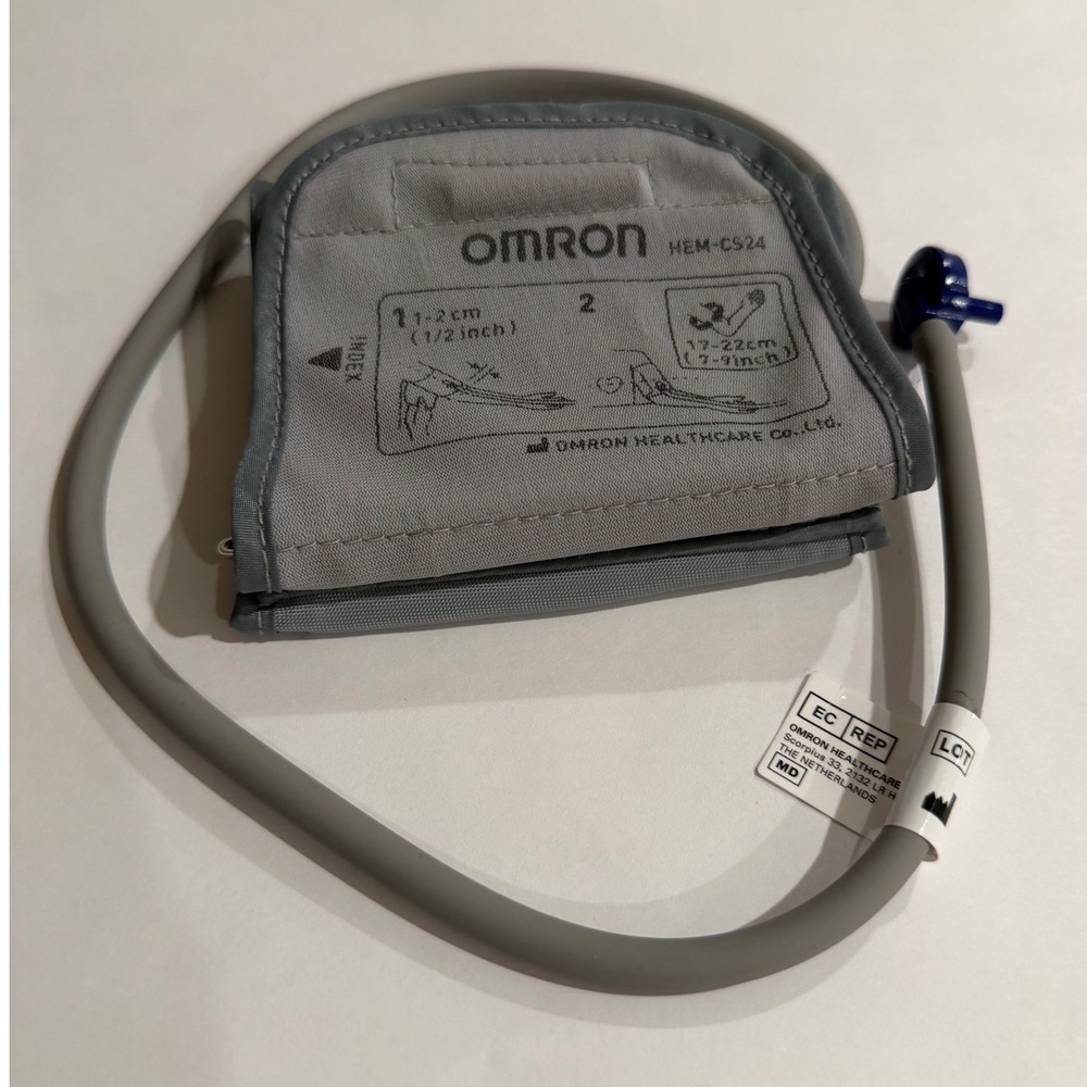 Omron HEM-CS24 Small Blood Pressure Cuff Grey Latex Free Replacement kids